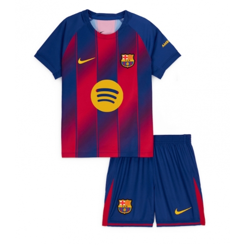 Barcelona Maglia Gara Casa Repliche 2025-26 Bambino Maniche Corte Barcelona Maglia Gara Casa Repliche 2025-26 Bambino Maniche Corte